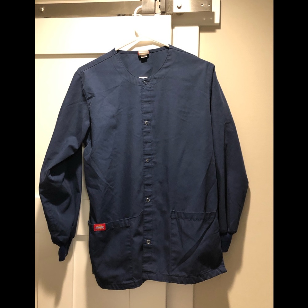 Dickies Navy Scrub Jacket